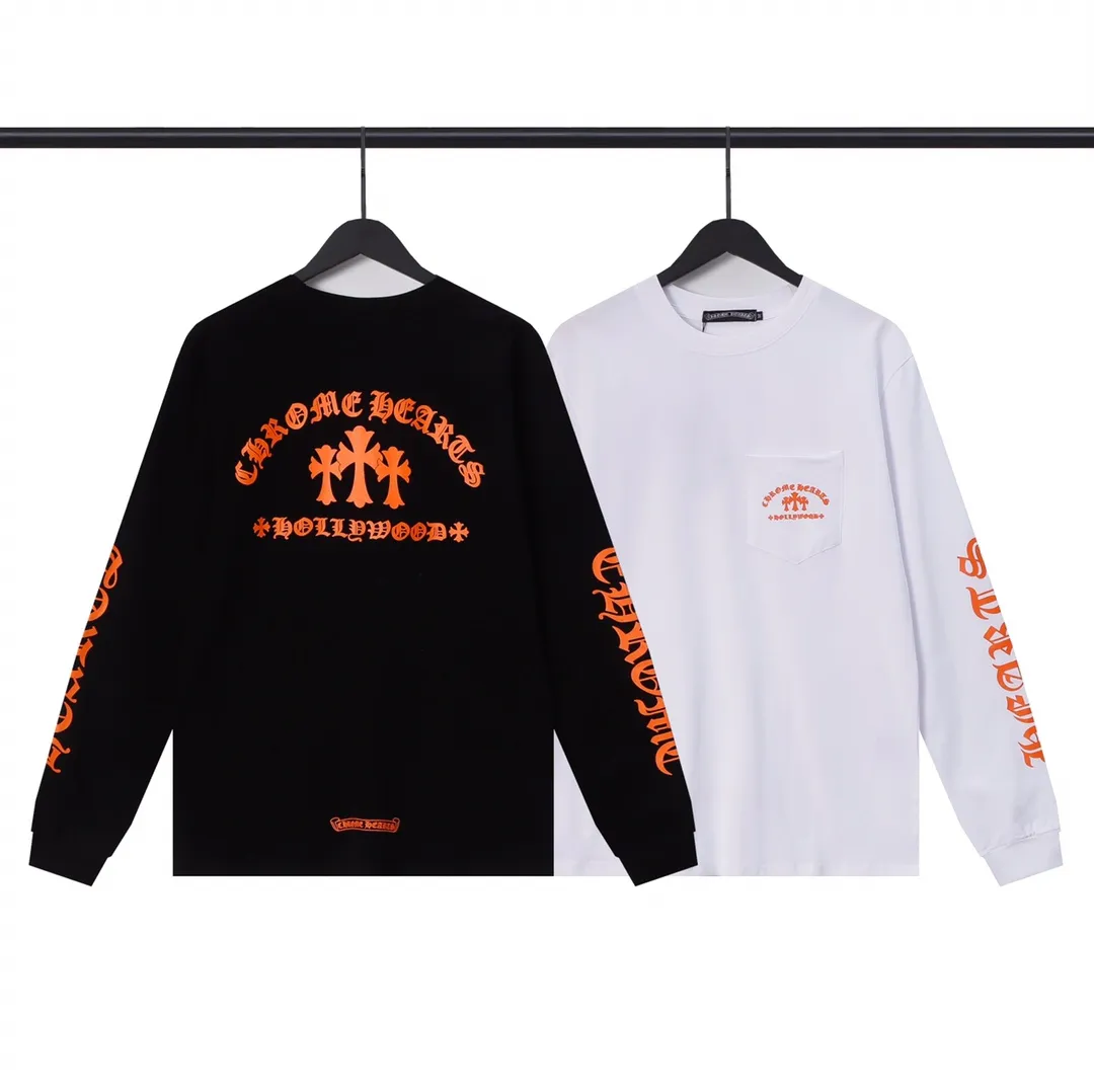8822 Chrome Hearts logo New Arrival T ， 32 Breathable、Black White M 2XL